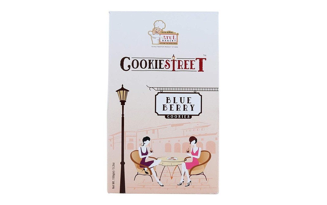 Atul Bakery Cookiestreet, Blue Berry Cookies   Box  150 grams